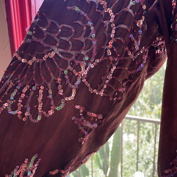 Vintage bohemian beaded duster - Picture 2 of 3